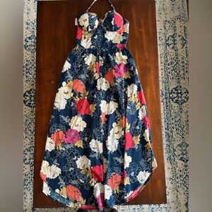 Band of the Free Floral Halter Jumpsuit